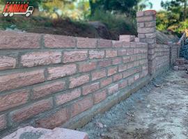 Muro Com Pedra Gres